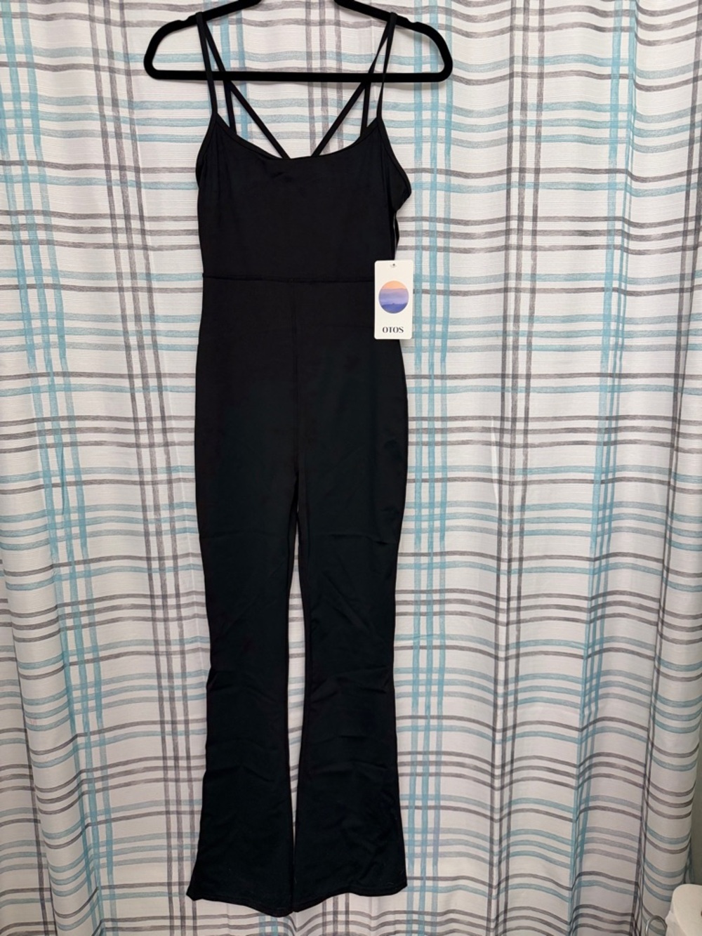 Otis Black Strappy Flared Jumpsuit
